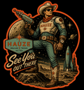 HAUZE Texas Space Cowboy Sticker