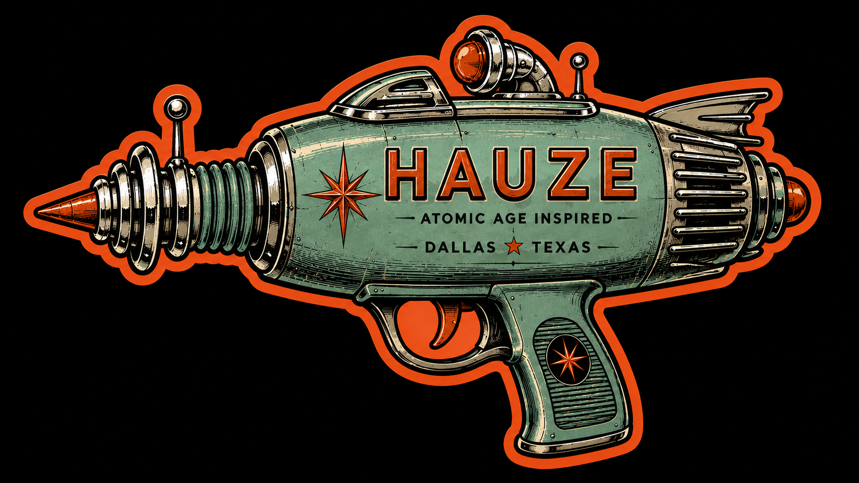 HAUZE Ray Gun Sticker