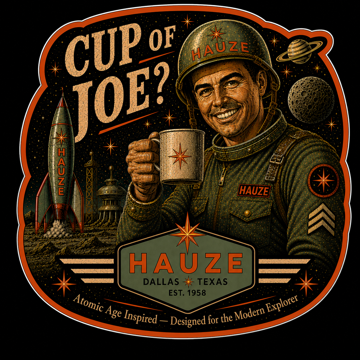HAUZE Cup of Joe Sticker